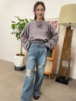 韓國東大門直送 VINTAGE VIBE 韓國女裝牛仔褲